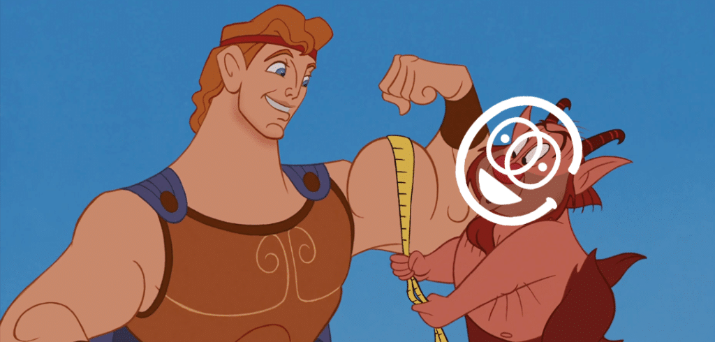 Hercule : On admire ses biceps en live !